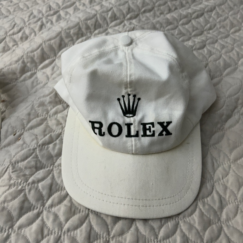 Rolex White Kids Cap